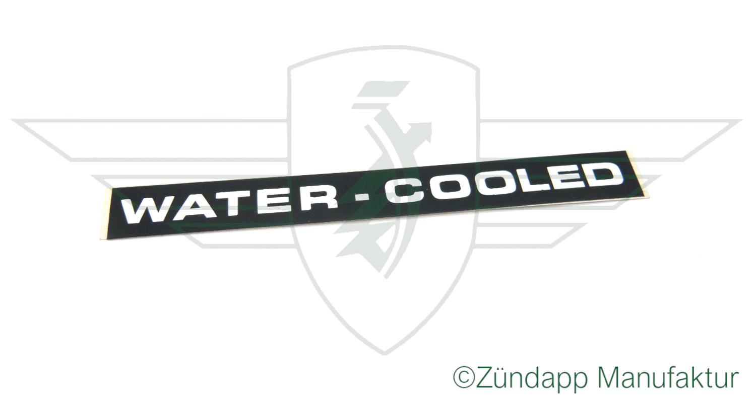 Decal "water-cooled"